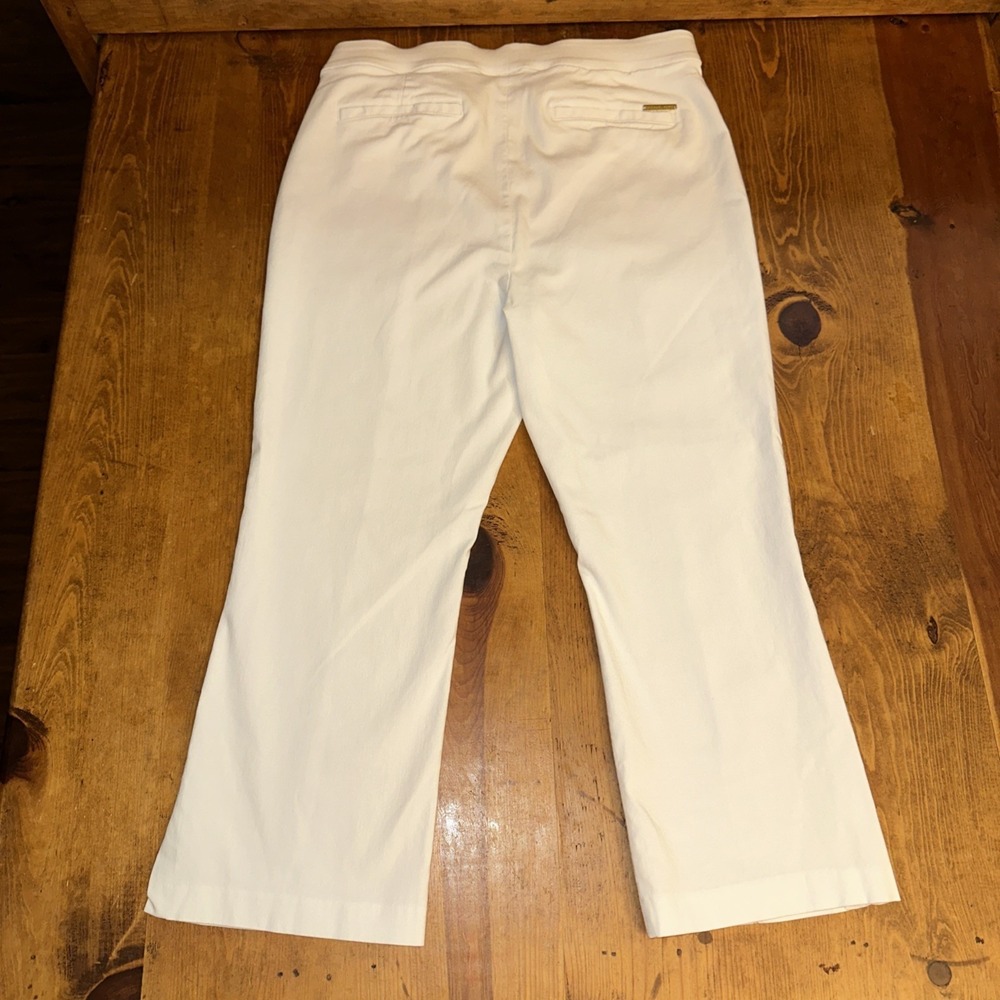 Michael Kors Women's Size 12 Straight Leg Cropped Dress Pants - Picture 3 of 3